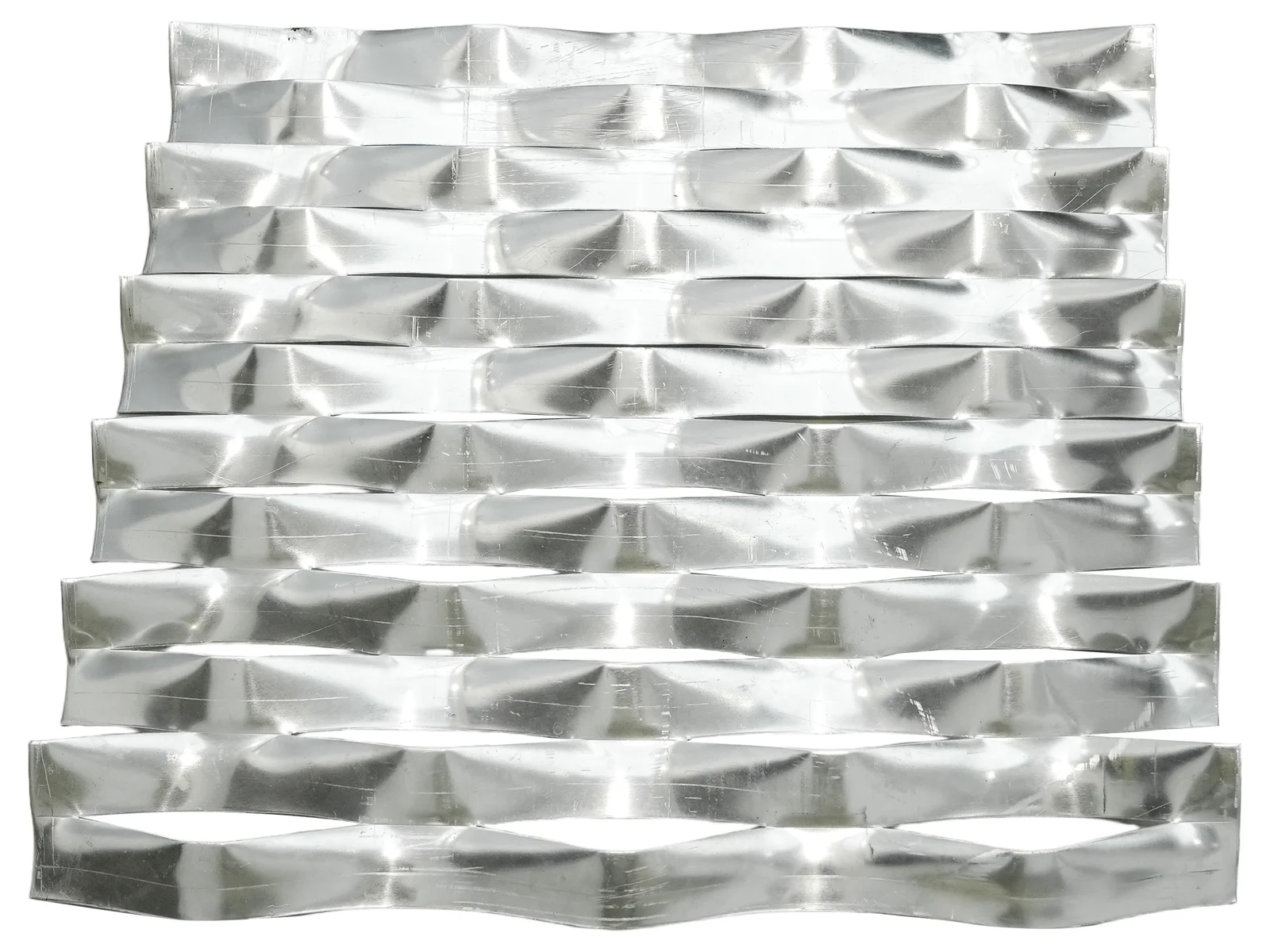 Expanded mesh detail showing connected strands and bonds
