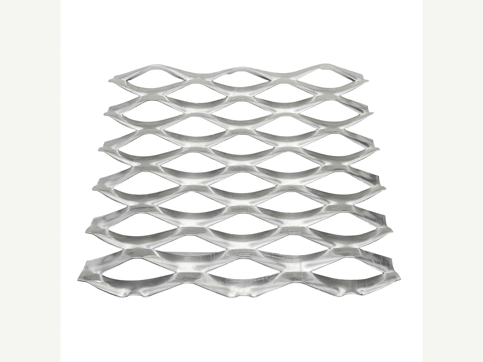Aluminum raised expanded metal sheet