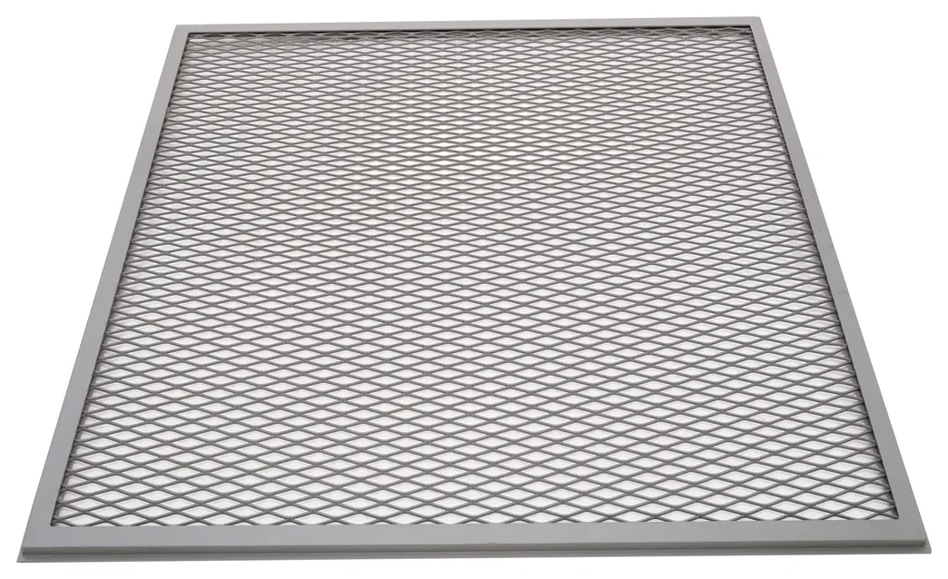 Galvanized steel raised expanded metal panel